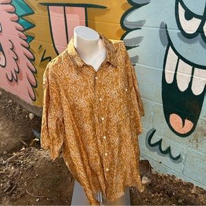 Marcus by A Neiman Marcus Collection short sleeves button down shirt size XL